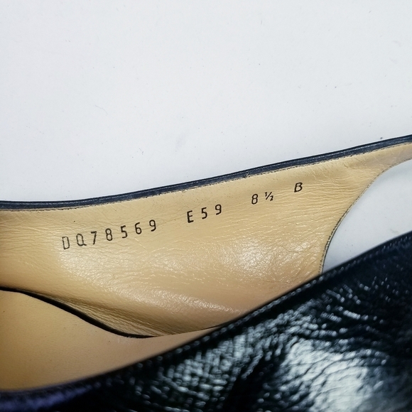 🌸 Salvatore Ferragamo|Peep Toe patent leather - Picture 6 of 12